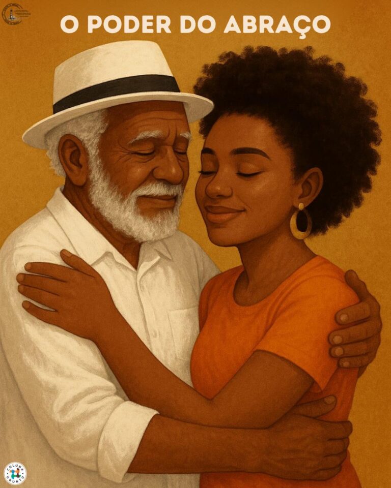 poder do abraço